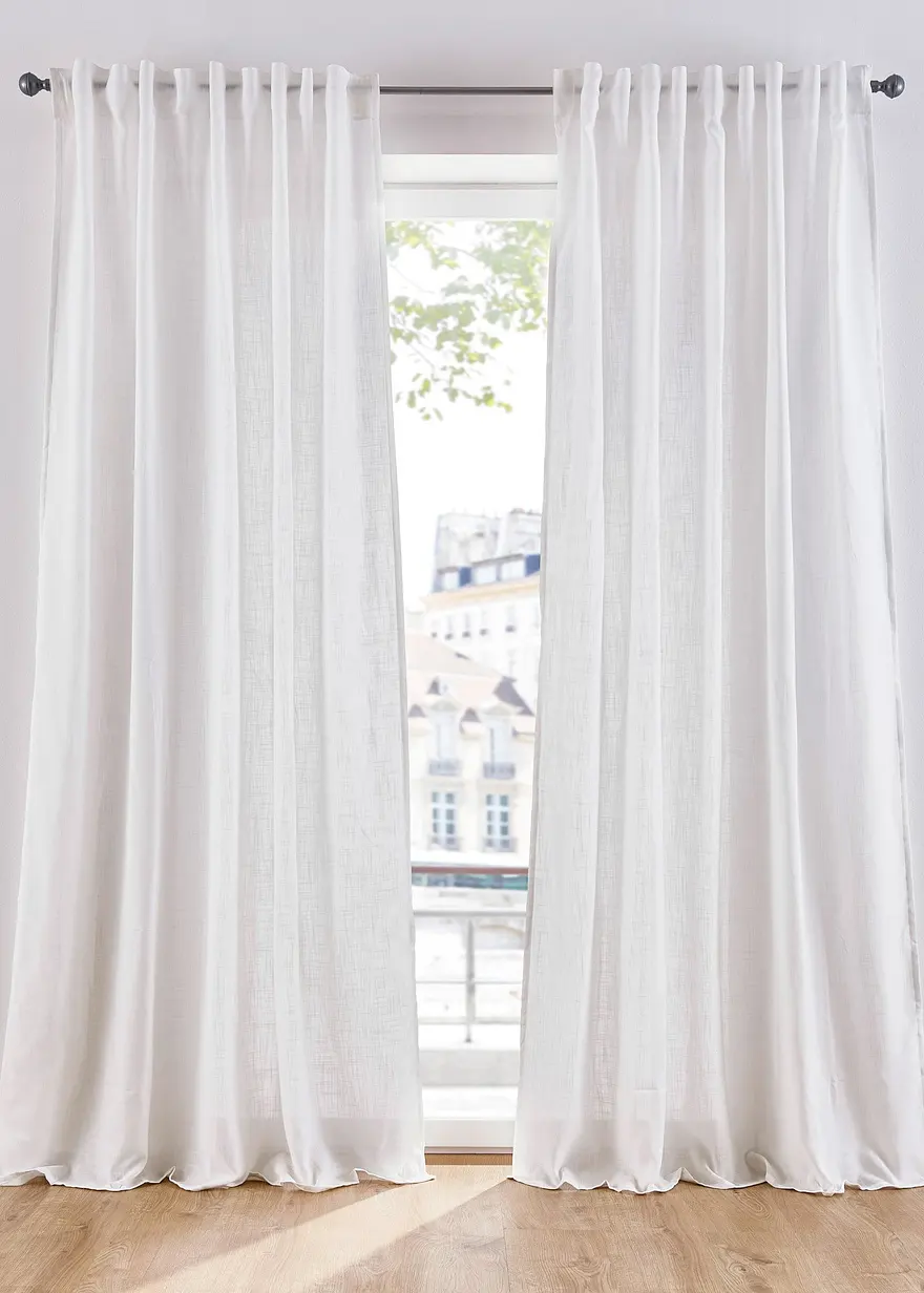bonprix Vorhangschal in toller Leinen-Optik - Wohnen & Garten