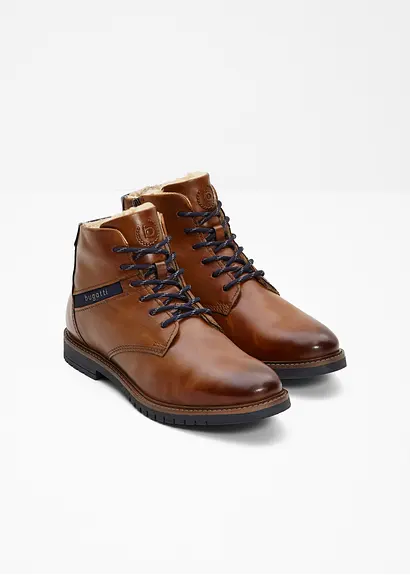 Bonprix Warm Gefütterte Schnür Stiefelette Von Bugatti - Braun