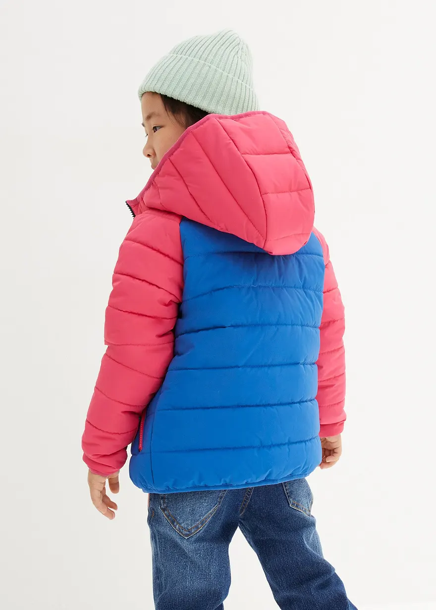 Bonprix Warme Mädchen Jacke In Bunten Farben - Blau - Kinder