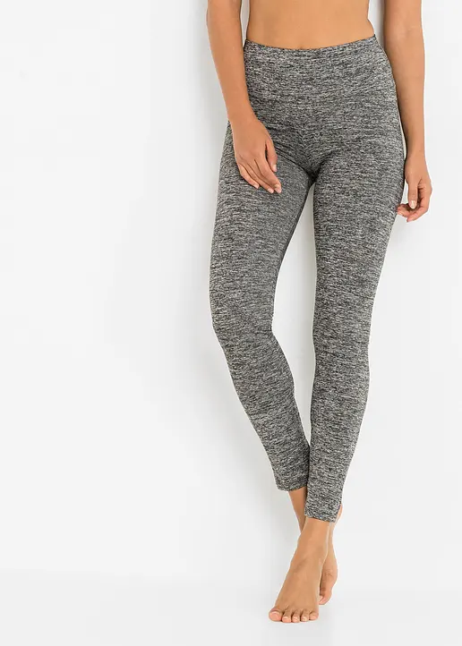 Bonprix Wärmende Thermo-Leggings Mit Weichem Innenfleece - Grau
