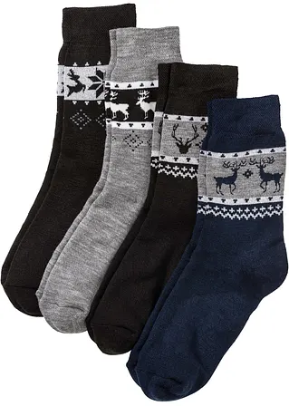 bonprix Wärmende Thermo Socken (4er-Pack) unisex - Damen
