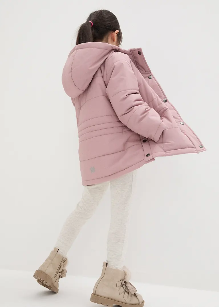 Bonprix Warmer Mädchen Parka Mit Wasserabweisender Funktion - Rosa