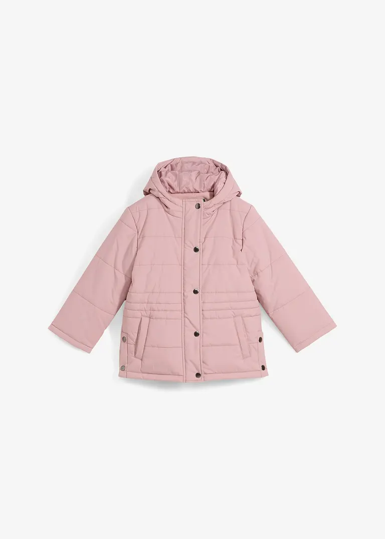 bonprix Warmer Mädchen Parka mit wasserabweisender Funktion - rosa
