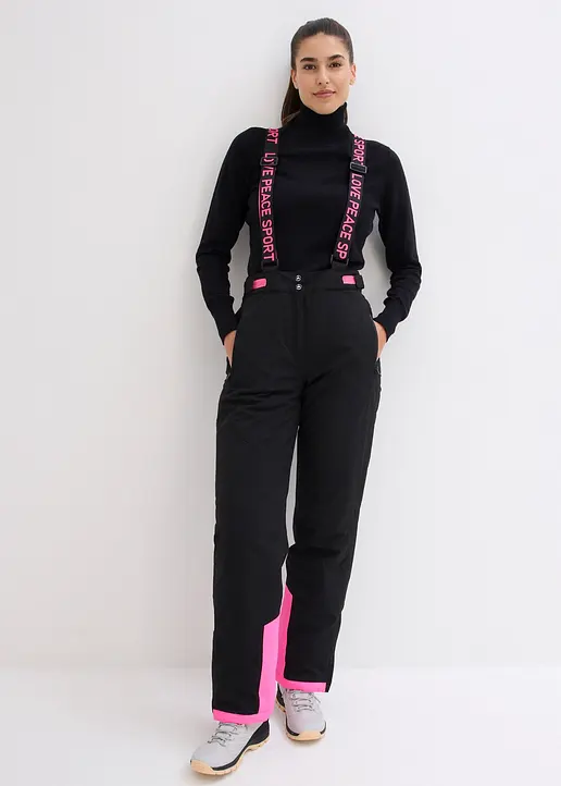 Bonprix Wasserdichte Skihose Mit Schneefang Und Abnehmbaren Trägern Loose Fit