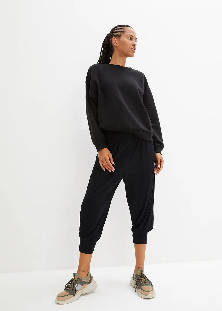 Bonprix Weiche Wellnesshose Aus Einem Stretch-Material 3/4-Länge - Damen