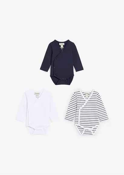 Bonprix Weicher Baumwoll-Wickelbody Aus 100% Bio-Baumwolle