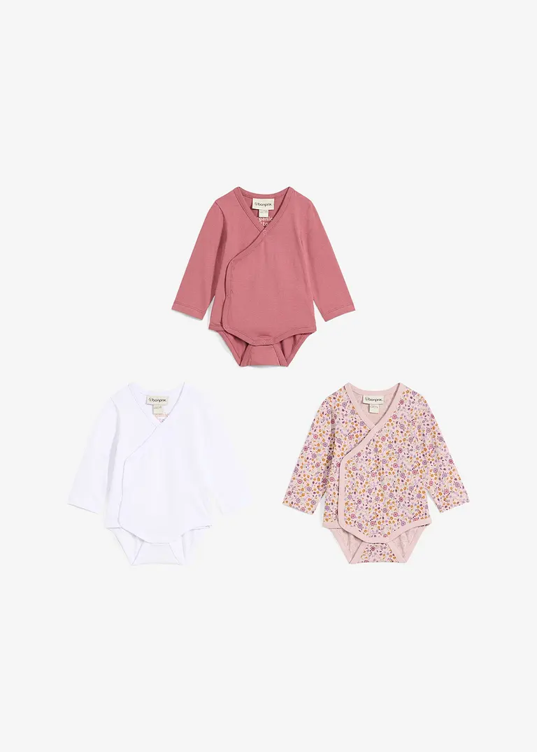 Bonprix Weicher Baumwoll-Wickelbody Aus 100% Bio-Baumwolle