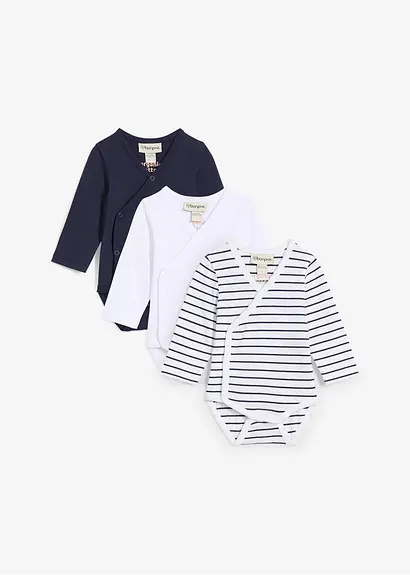 bonprix Weicher Baumwoll-Wickelbody aus 100% Bio-Baumwolle