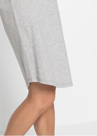 Bonprix Weiches Nachthemd In Oversize-Passform - Grau - Damen