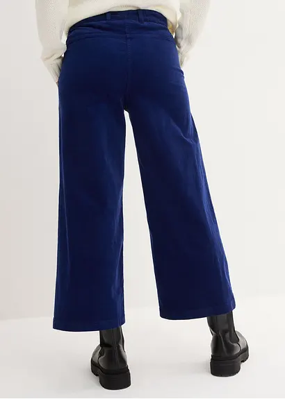 Bonprix Weit Geschnittene Culotte Aus Stretchcord Mit Komfortablen Hohen Bund