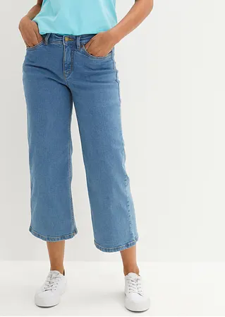 Bonprix Weit Geschnittene Jeans Mit Schwerem Denim-Stoff - Blau Regular