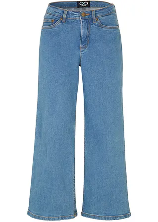 bonprix Weit geschnittene Jeans mit schwerem Denim-Stoff - blau regular