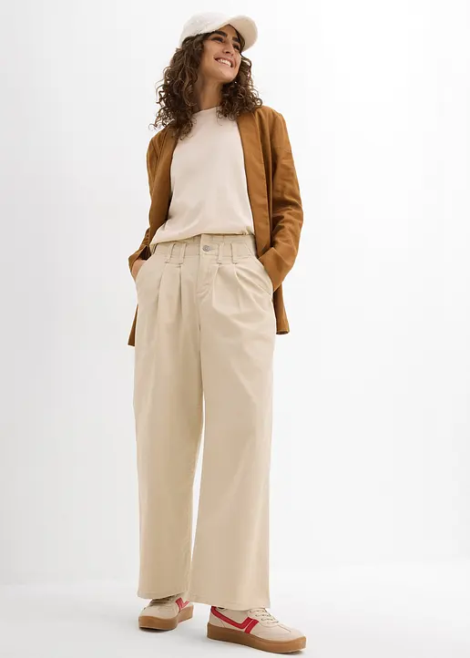 Bonprix Weit Geschnittener Blazer Mit Schalkragen - Braun