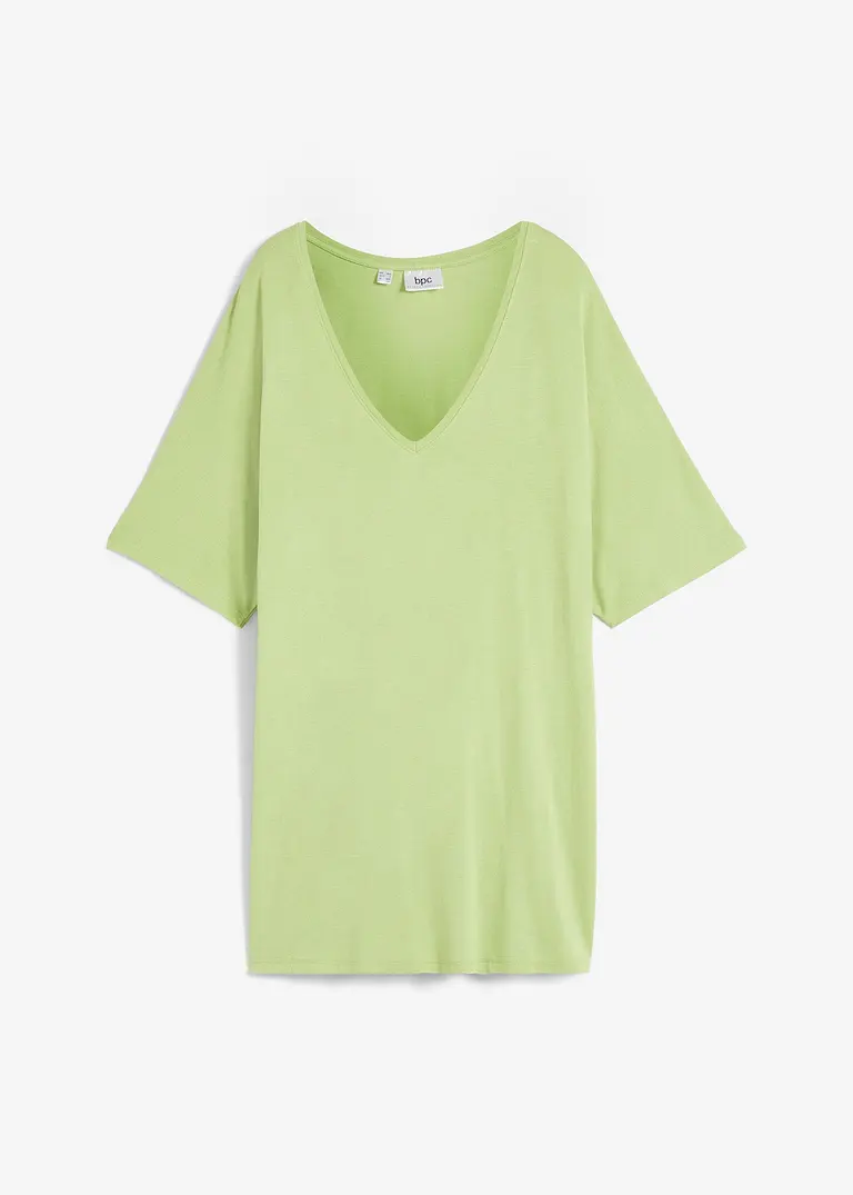 bonprix Weit geschnittenes Shirt mit Fledermausärmeln - grün
