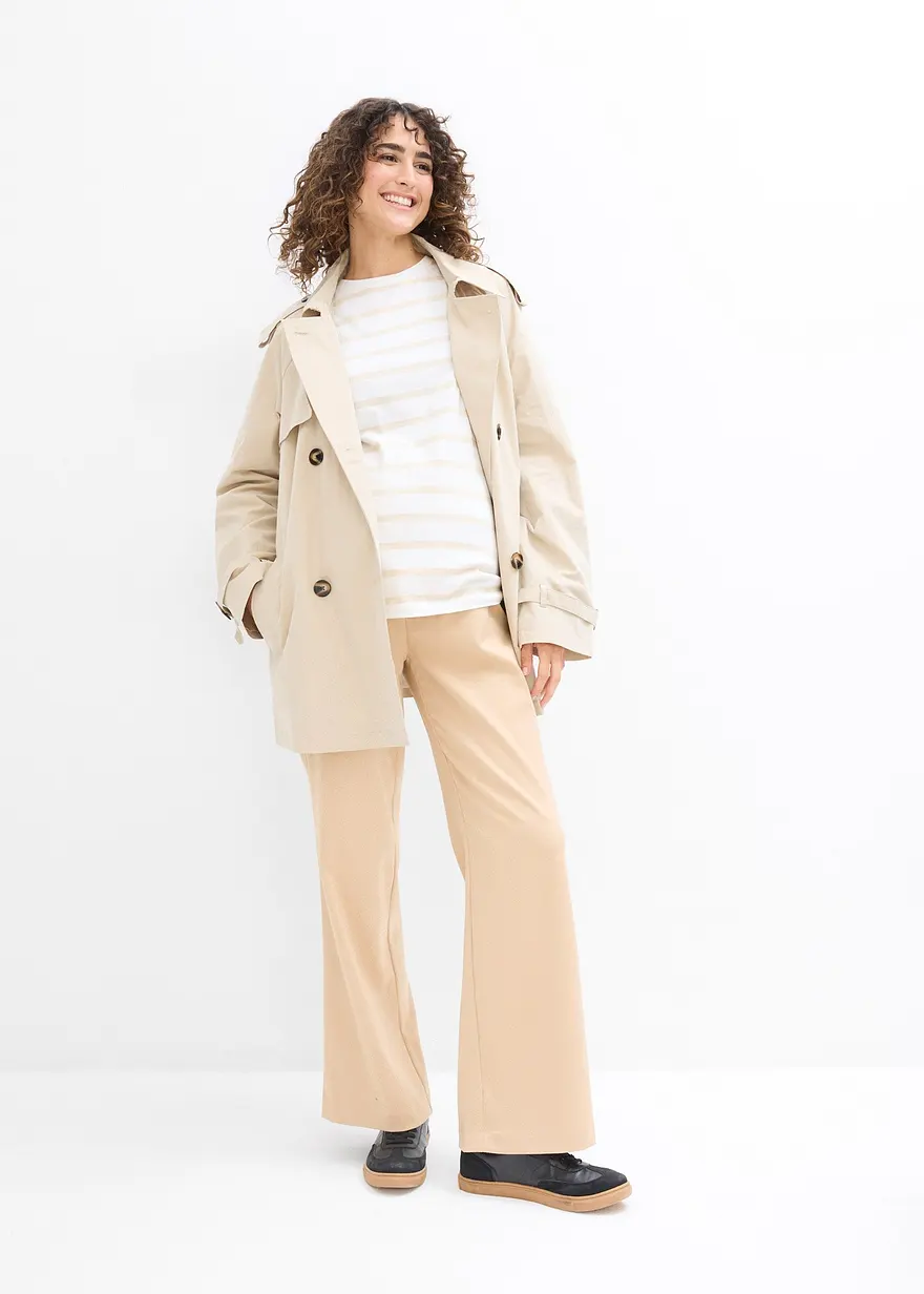 Bonprix Weite Hose Für Die Schwangerschaft - Beige - Damen