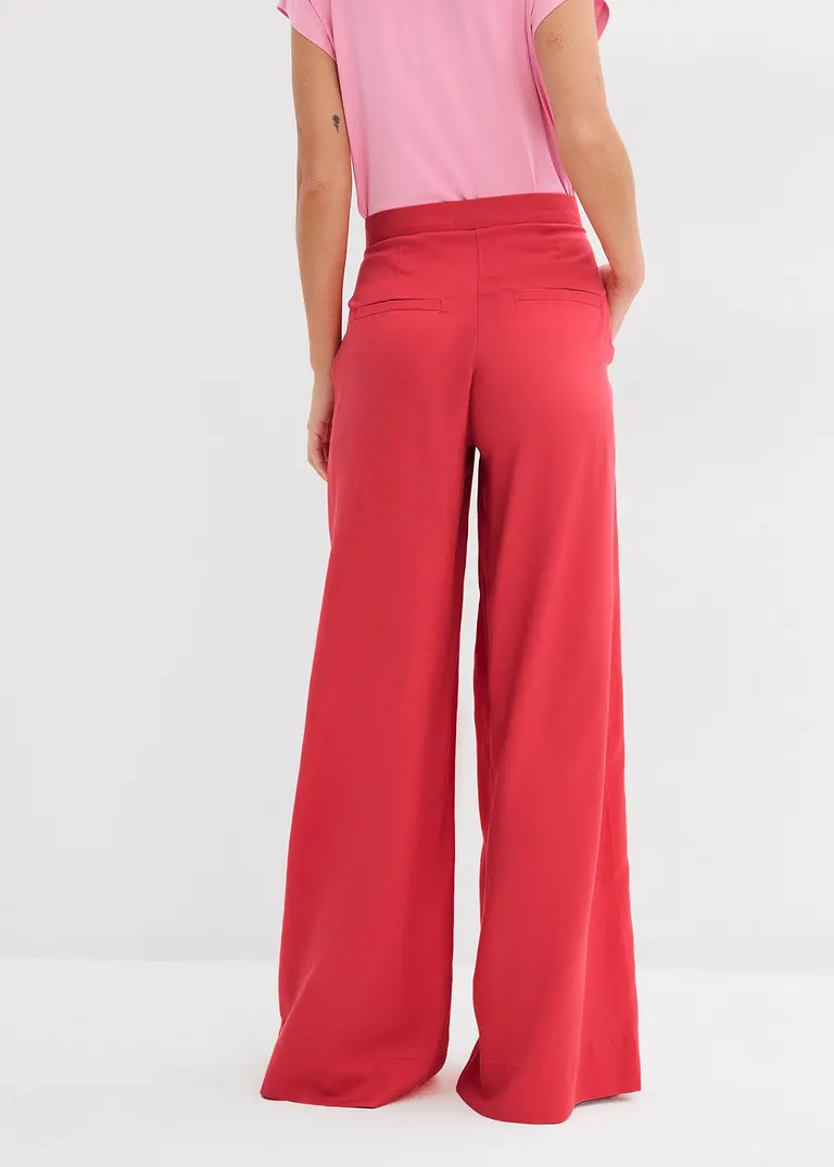 Bonprix Weite Hose Mit Seitentaschen Und Bundfalten Auf Der Vorderseite