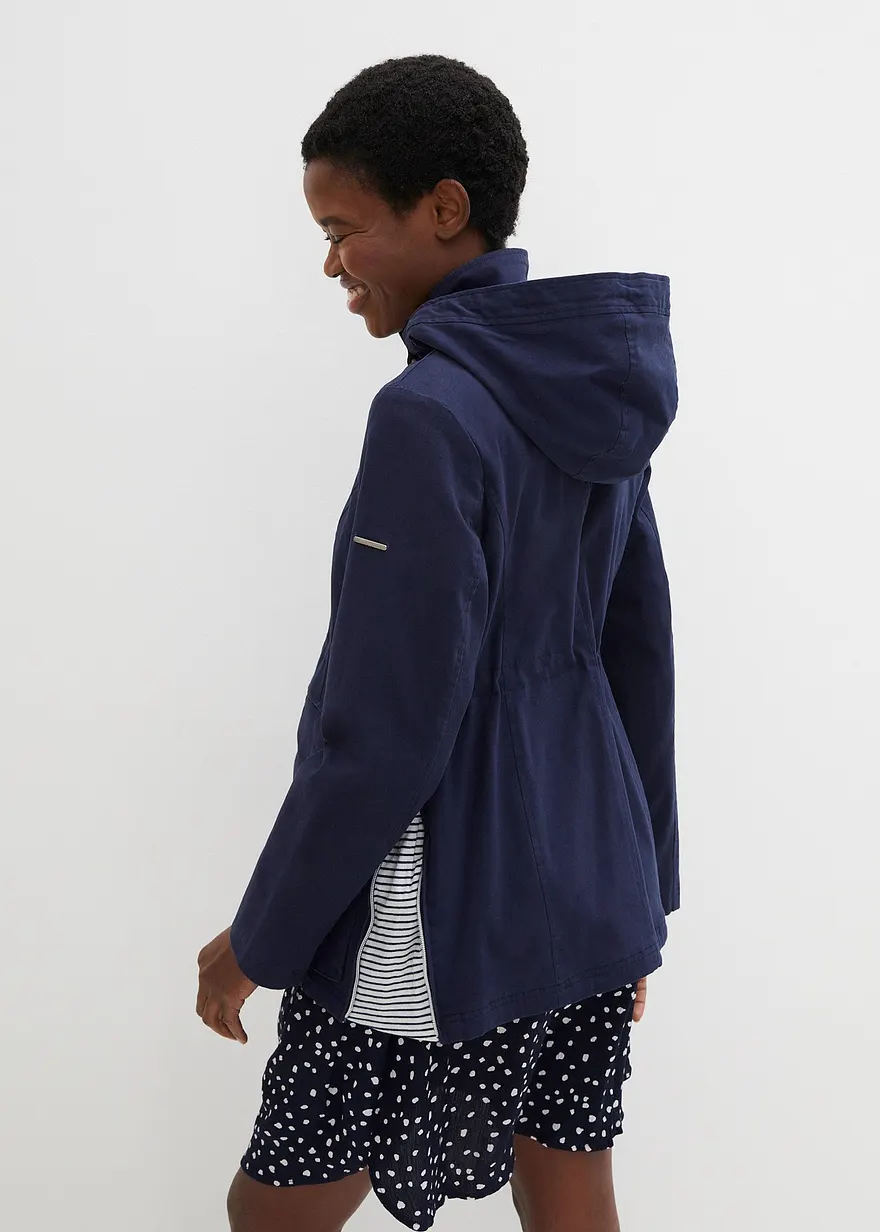Bonprix Weitenregulierbare Übergangsjacke Aus Baumwolle Mit Babyeinsatz