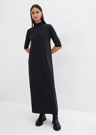 Bonprix Weites T-Shirt-Kleid Aus Softem Modal-Mix Mit Hohem Kragen Und Nahtdetail Hinten In Der Mitte