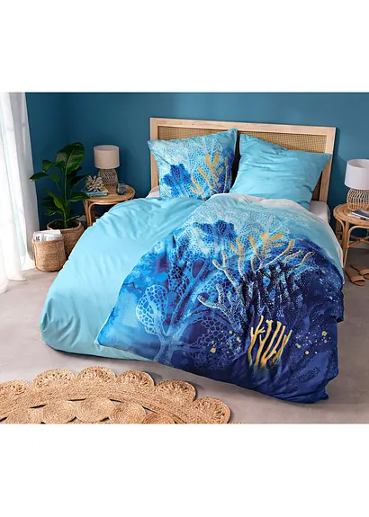 Bonprix Wendebettwäsche Mit Aquarelligem Korallen Design