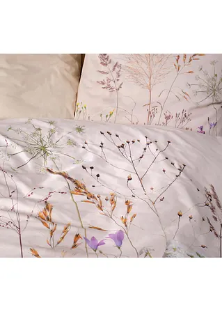 Bonprix Wendebettwäsche Mit Floralem Design - Creme Linon