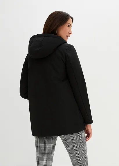 Bonprix Wetterfeste Jacke Für Die Schwangerschaft Und Danach - Schwarz