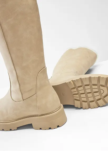 Bonprix Winterlicher Stiefel Mit Modischen Details - Beige