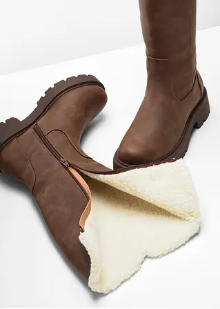 Bonprix Winterlicher Stiefel Mit Modischen Details - Braun