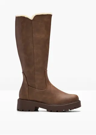 bonprix Winterlicher Stiefel mit modischen Details - braun