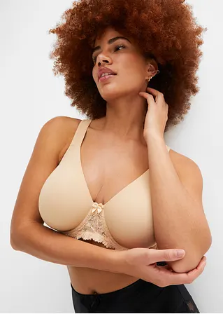 Bonprix Wohlfühl-BH Mit Dem Gewissen Etwas - Beige Cup D