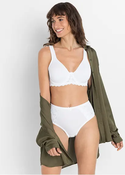 Bonprix Wohlfühl-BH Mit Dem Gewissen Etwas - Weiß Cup D