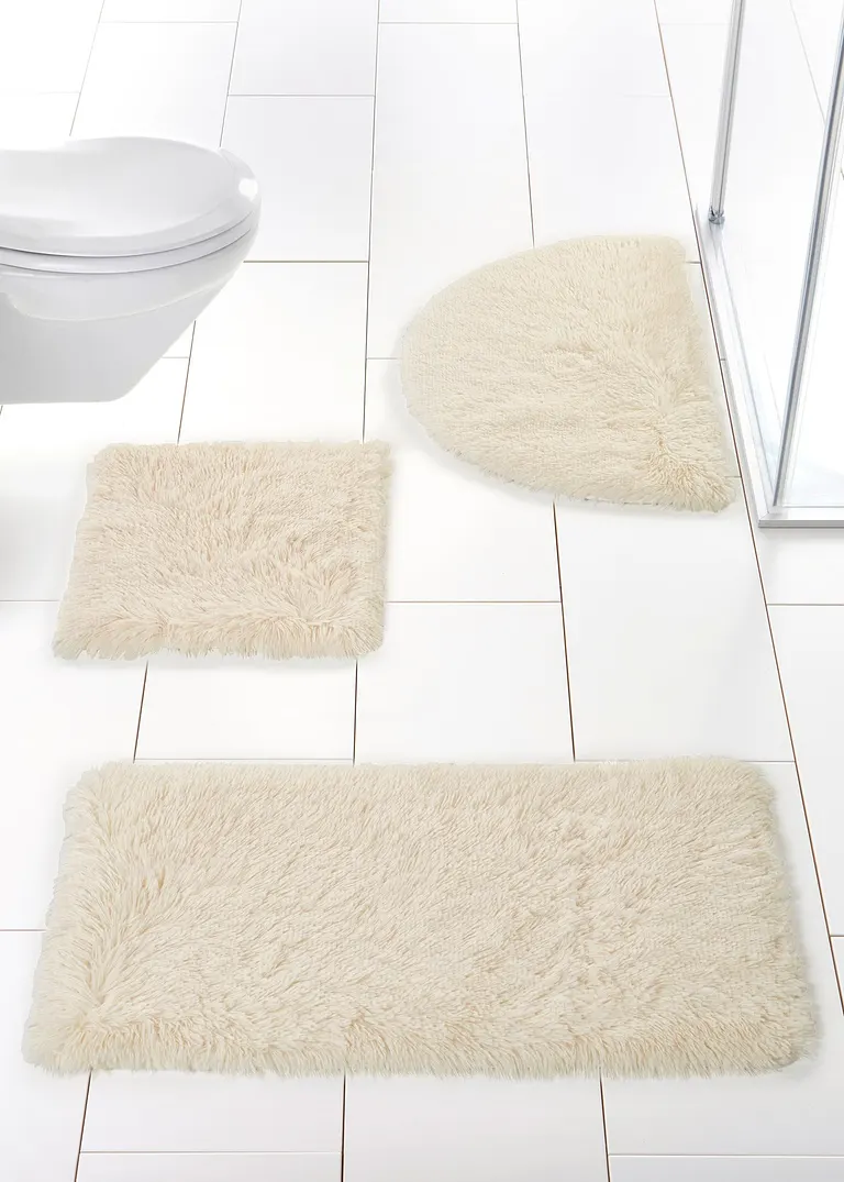 Bonprix Wohlfühlen Im Bad: Die Badematte Mit Soft Fell Oberfläche - Beige