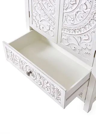 Bonprix Wohnzimmer Möbel Im Intarsien-Look - Weiß Schrank