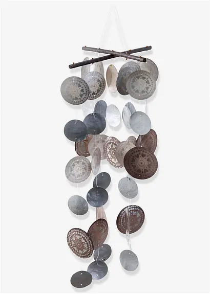 bonprix Wunderschönes Capiz-Windspiel - braun - Wohnen & Garten