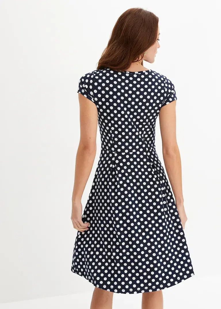 Bonprix Wunderschönes Sommerkleid Mit Ausgestelltem Rock - Blau