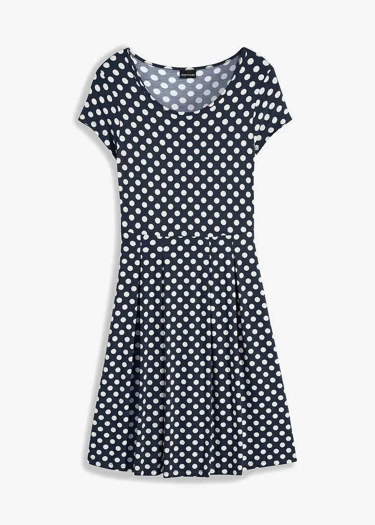 bonprix Wunderschönes Sommerkleid mit ausgestelltem Rock - blau