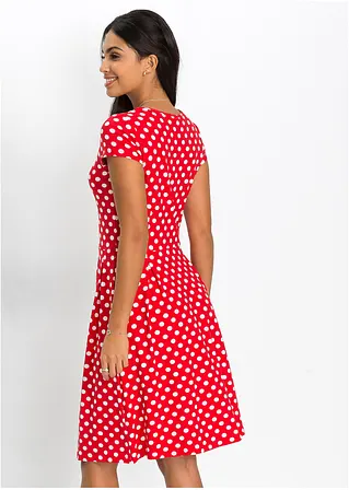 Bonprix Wunderschönes Sommerkleid Mit Ausgestelltem Rock - Rot