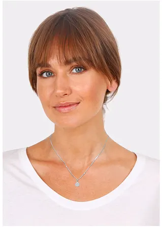 Bonprix Zeitlos Elegante Halskette Aus 925er Sterling Silber Veredelt Mit Swarovski® Kristallen