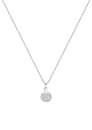 Bonprix Zeitlos Elegante Halskette Aus 925er Sterling Silber Veredelt Mit Swarovski® Kristallen