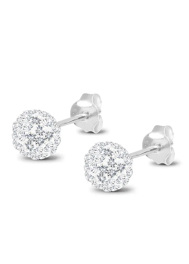 Bonprix Zeitlos Elegante Ohrstecker Veredelt Mit Swarovski® Kristallen Aus 925er Sterling Silber