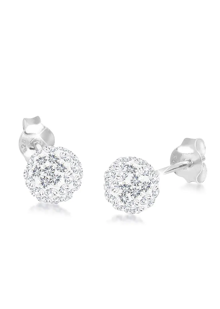bonprix Zeitlos elegante Ohrstecker veredelt mit Swarovski® Kristallen aus 925er Sterling Silber