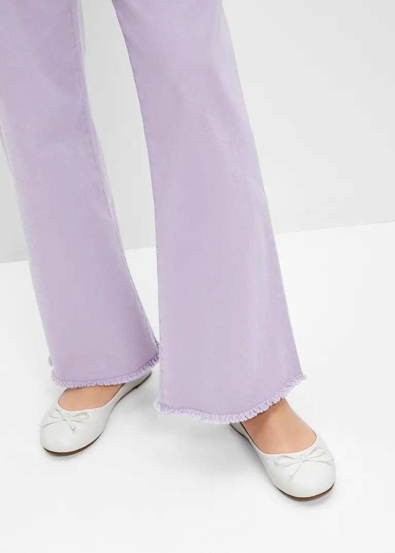 Bonprix Zeitlose Ballerina Mit Schleife - Weiß - Damen