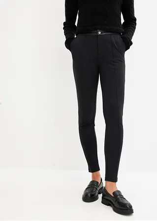Bonprix Zeitlose Hose Aus Einem Material Mit Stretch-Anteil - Schwarz