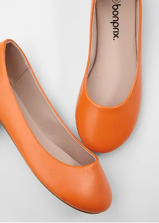 Bonprix Zeitloser Ballerina In Schönem Design - Orange - Damen