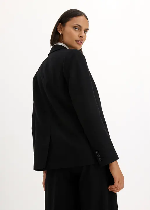 Bonprix Zeitloser Blazer Mit Hohem Wollanteil In Premium Qualität - Damen