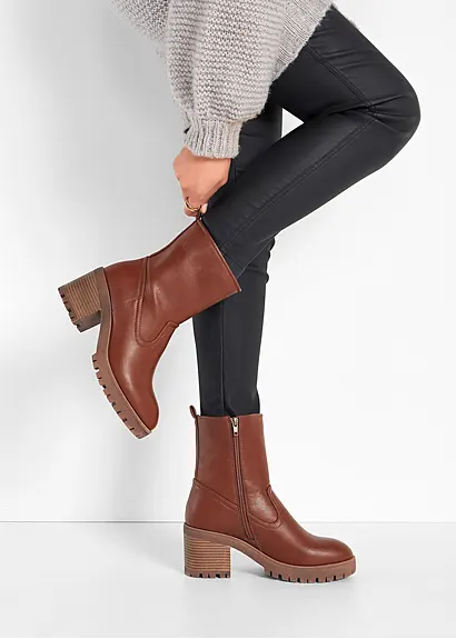Bonprix Zeitloser Boot Mit Reizenden Details - Braun - Damen