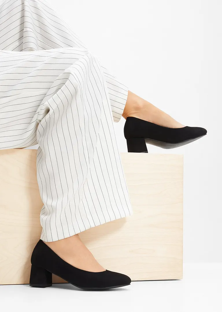 Bonprix Zeitloser Komfort Pumps Mit Gepolsterter Innensohle - Schwarz