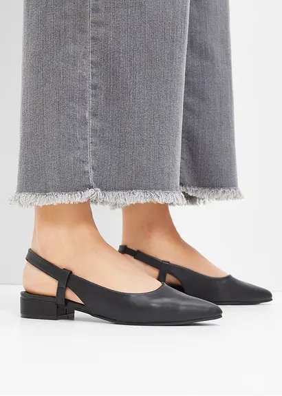 Bonprix Zeitloser Sling Pumps Für Viele Anlässe - Schwarz