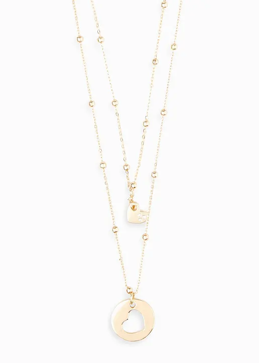 Bonprix Zweiteiliges Schmuckset Im Verspieltem Design - Vergoldet - Damen